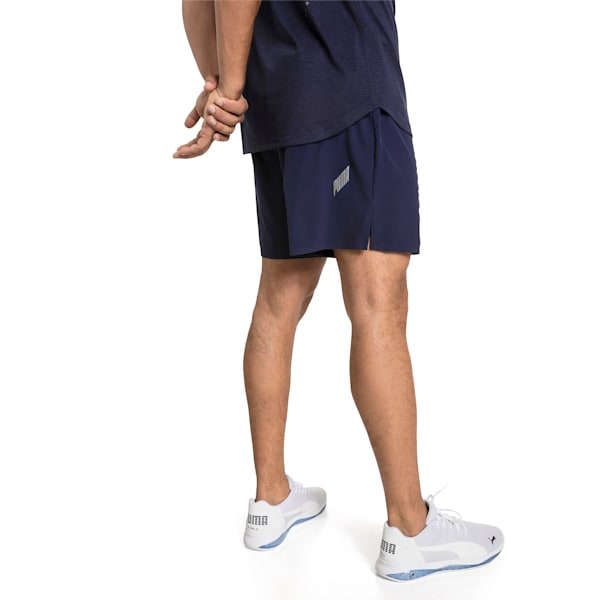 Pace 7" 2 in 1 Men's Running Shorts, Peacoat-Bonnie Blue Heather, extralarge-IND